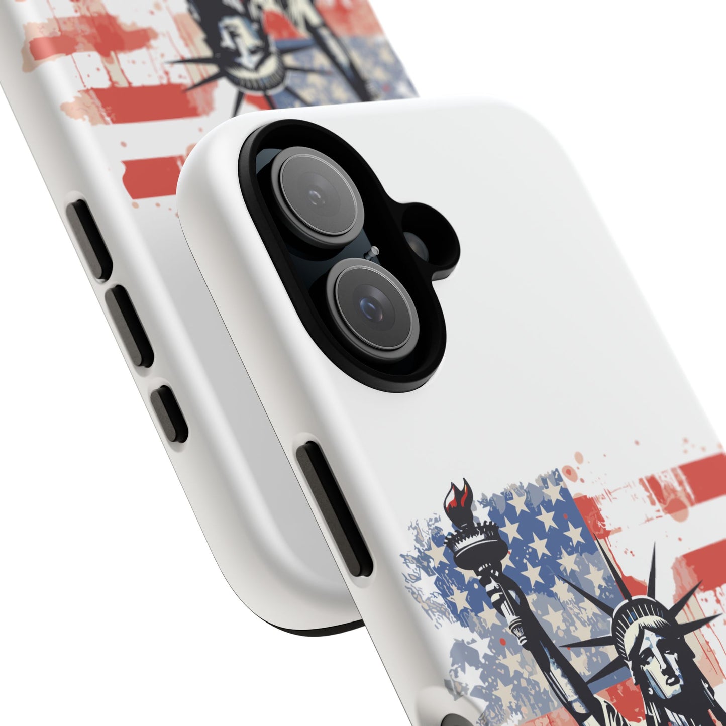 Statue of Liberty Phone Case, Tough Cases, USA Flag Design, Patriotic Phone Accessory, Gift for Independence Day, Memorial Day
