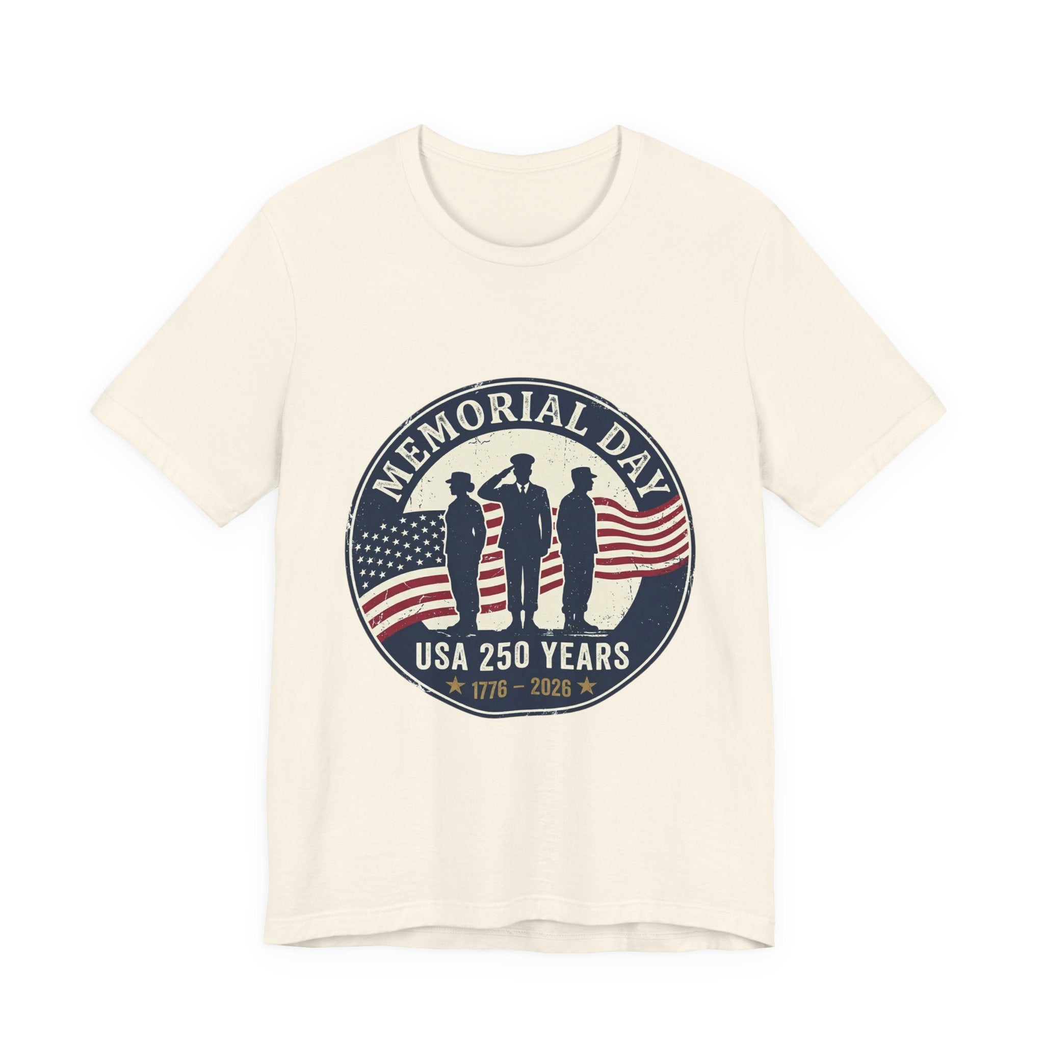 Memorial Day USA 250 1776–2026 Tee | vintage distressed patriotic, red white blue