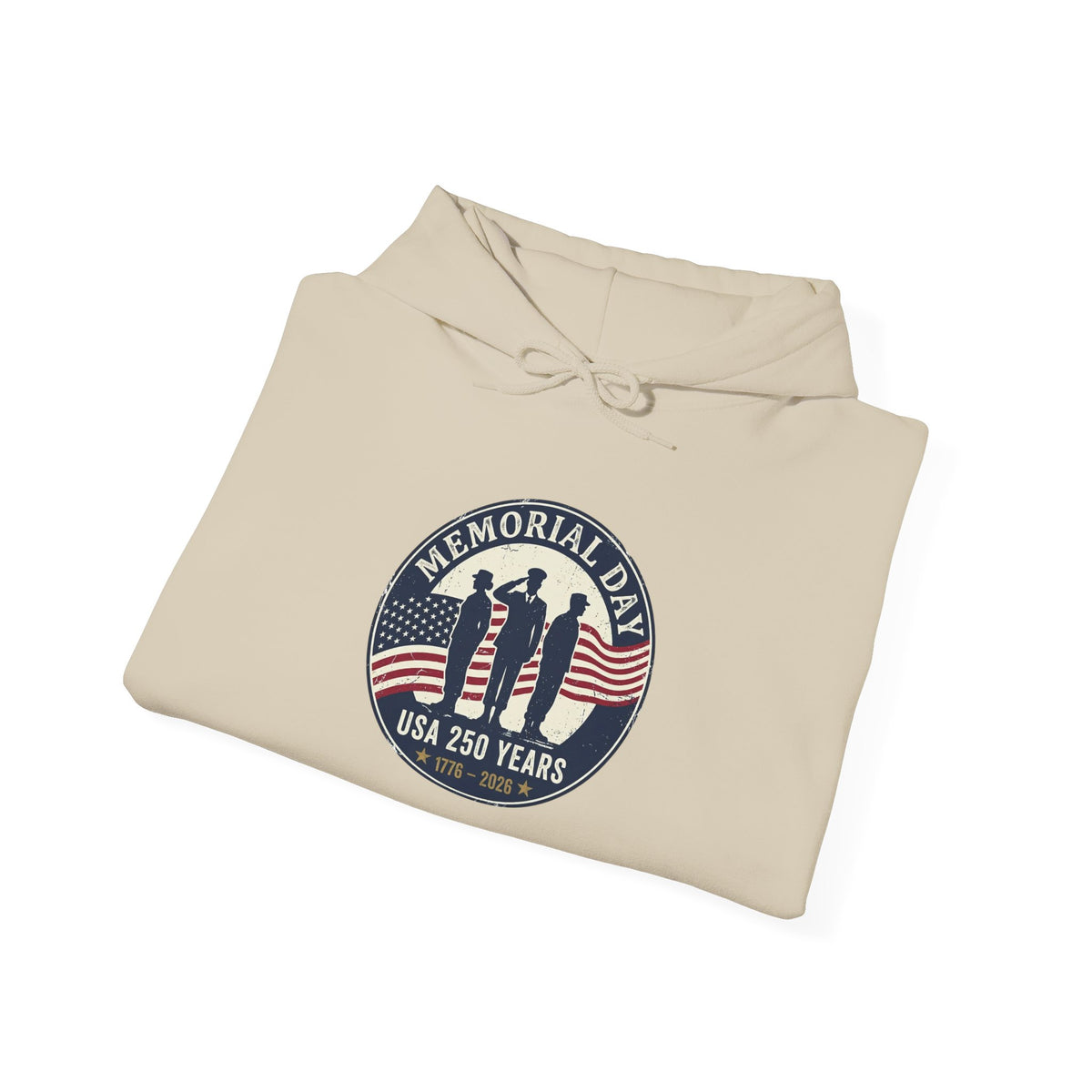Memorial Day USA 250 Hoodie | 1776–2026 Vintage Distressed Patriotic