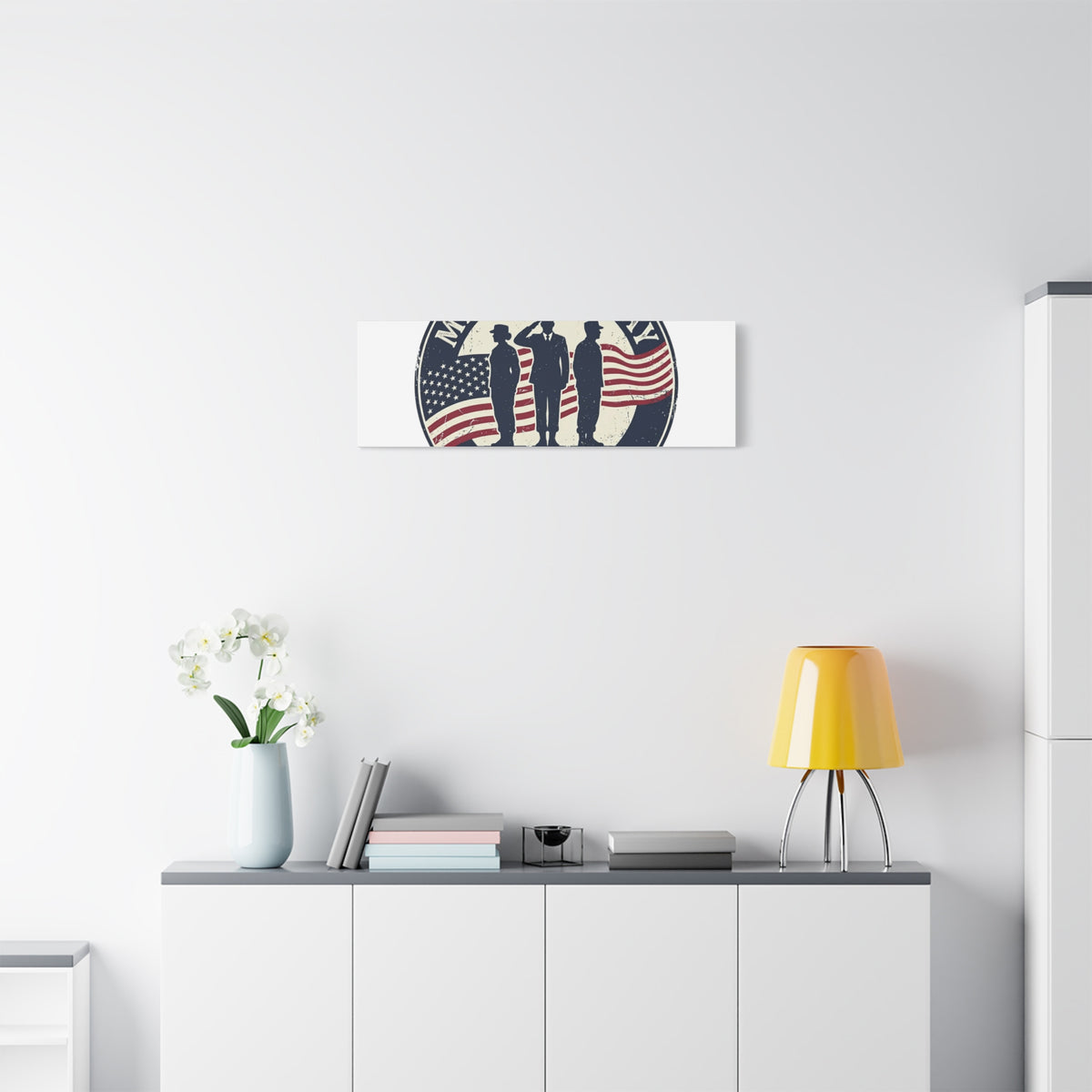 Memorial Day USA 250 Canvas | 1776–2026 Vintage Distressed Americana