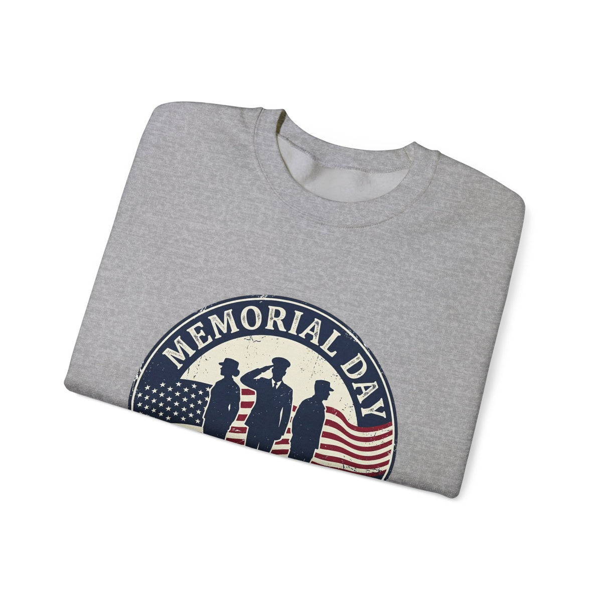 Memorial Day USA 250 Crewneck Sweatshirt | 1776–2026 Vintage Distressed Patriotic