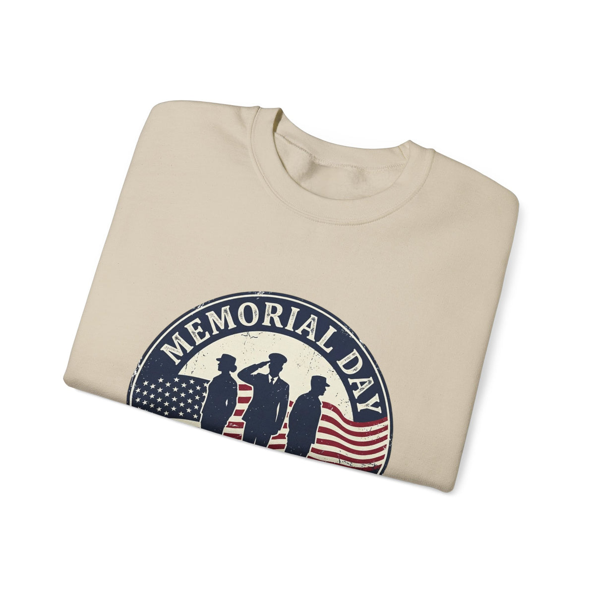 Memorial Day USA 250 Crewneck Sweatshirt | 1776–2026 Vintage Distressed Patriotic