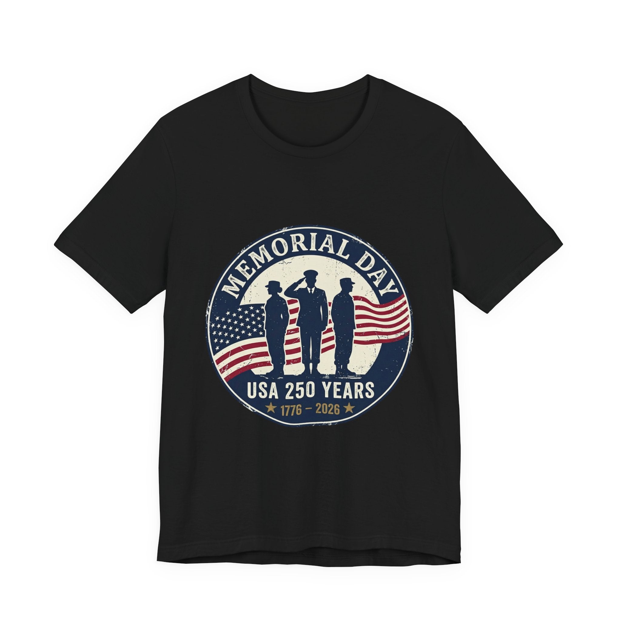 Memorial Day USA 250 1776–2026 Tee | vintage distressed patriotic, red white blue
