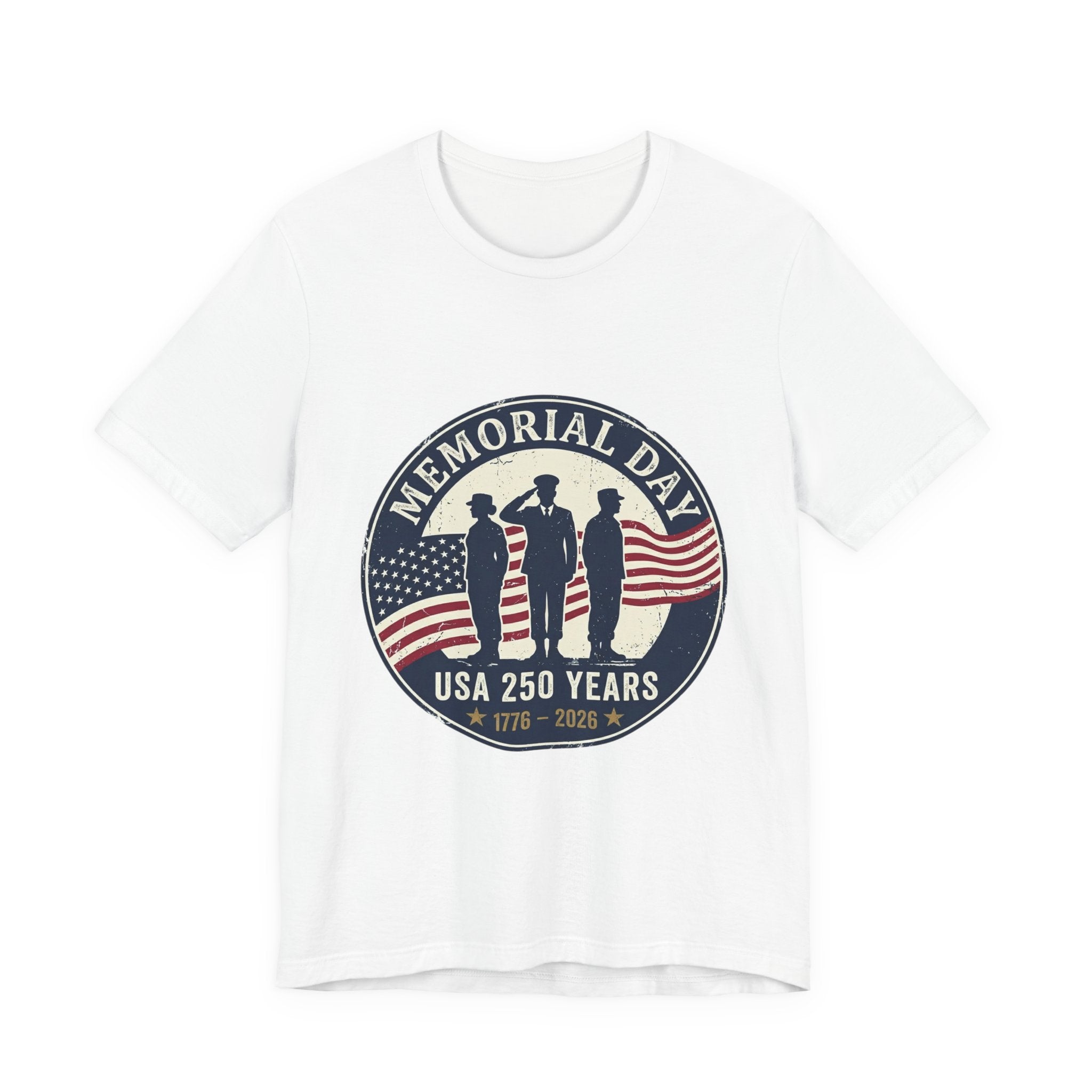 Memorial Day USA 250 1776–2026 Tee | vintage distressed patriotic, red white blue