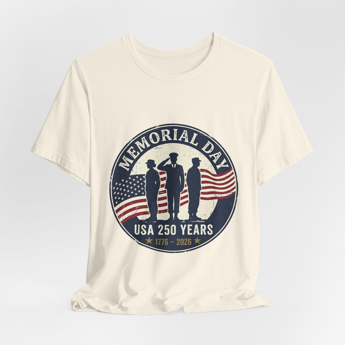 Memorial Day USA 250 1776–2026 Tee | vintage distressed patriotic, red white blue