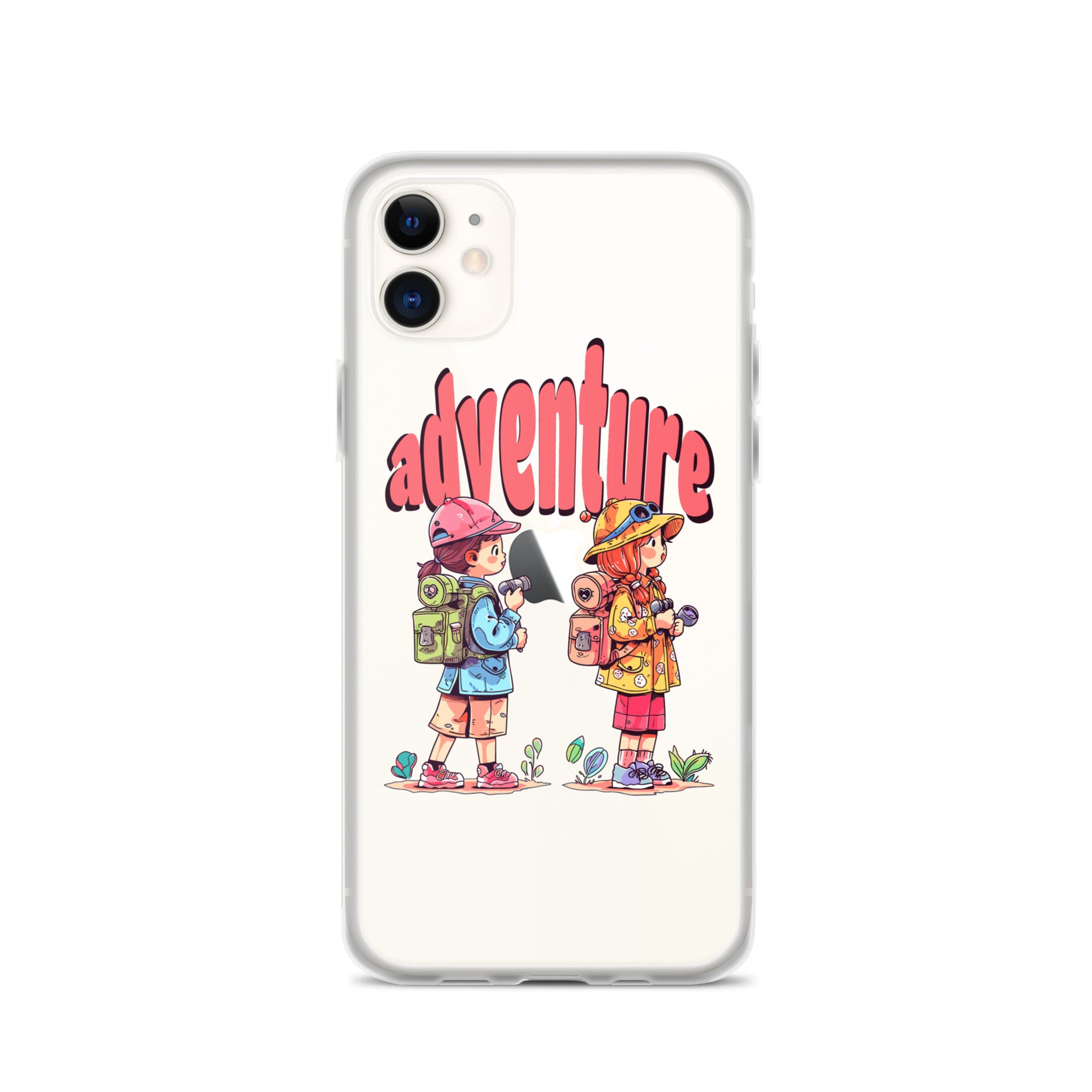 Clear Case for iPhone - Girls in Adventure