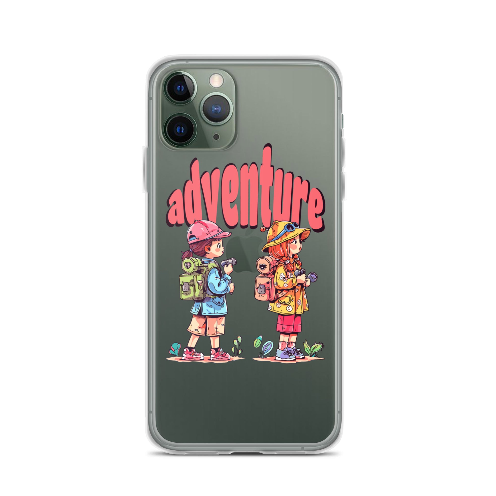 Clear Case for iPhone - Girls in Adventure