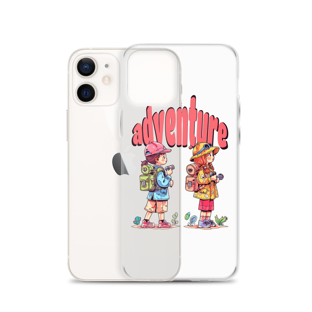 Clear Case for iPhone - Girls in Adventure