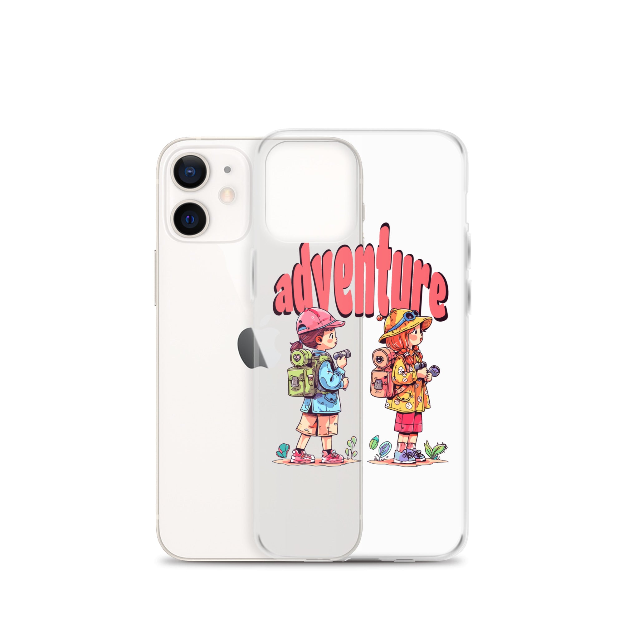 Clear Case for iPhone - Girls in Adventure