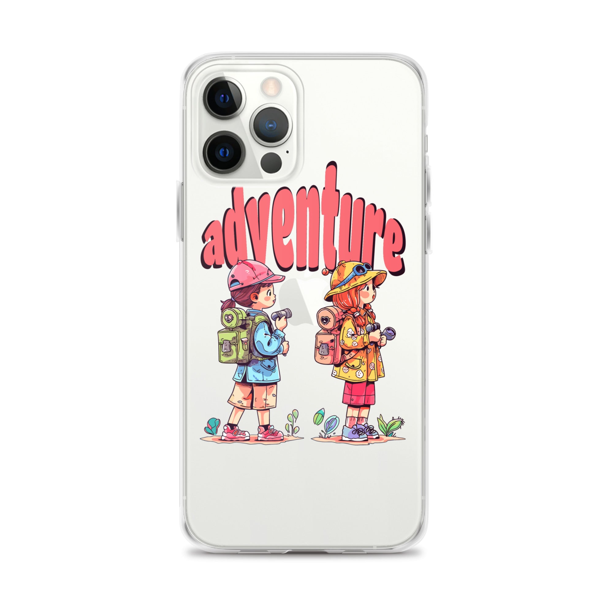 Clear Case for iPhone - Girls in Adventure