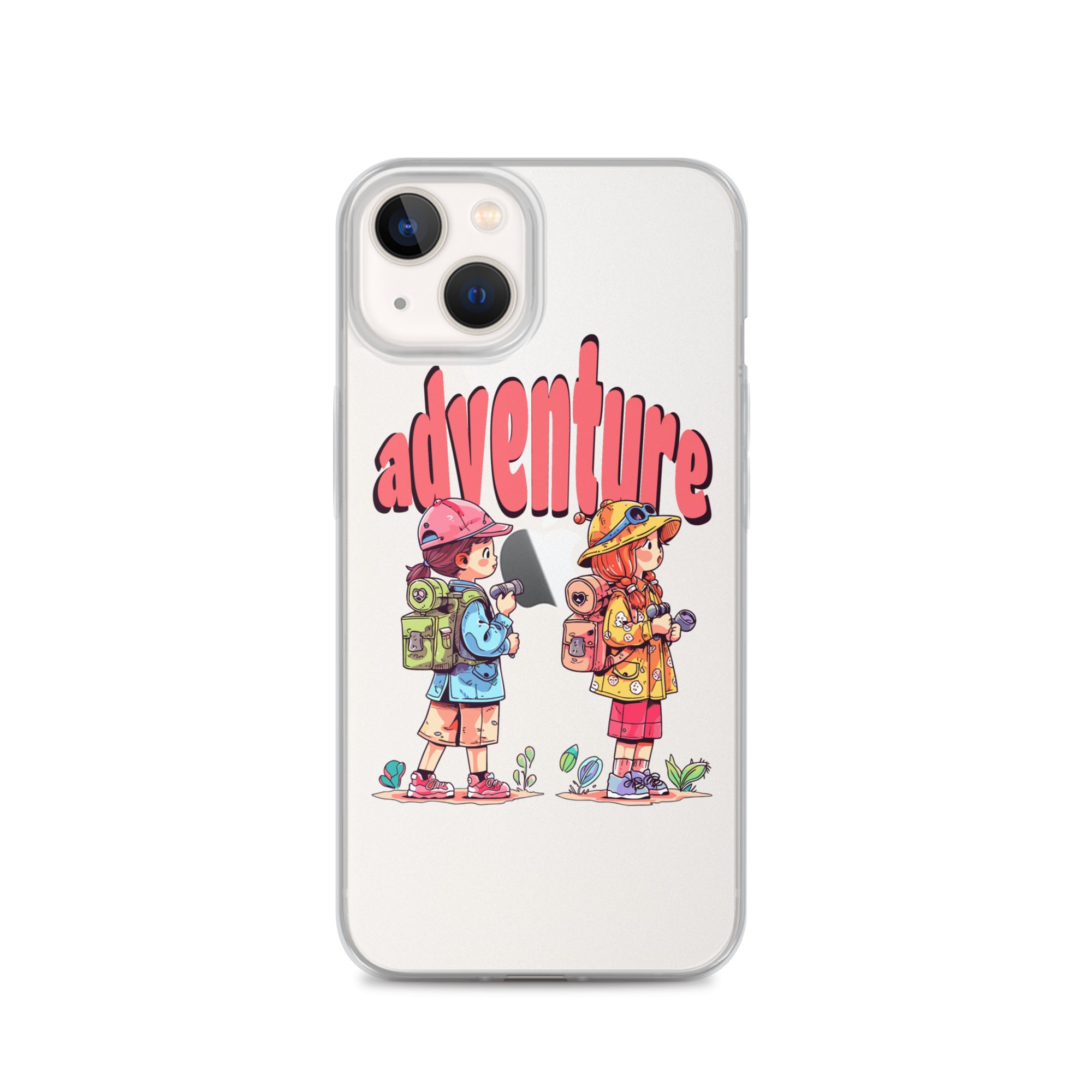 Clear Case for iPhone - Girls in Adventure