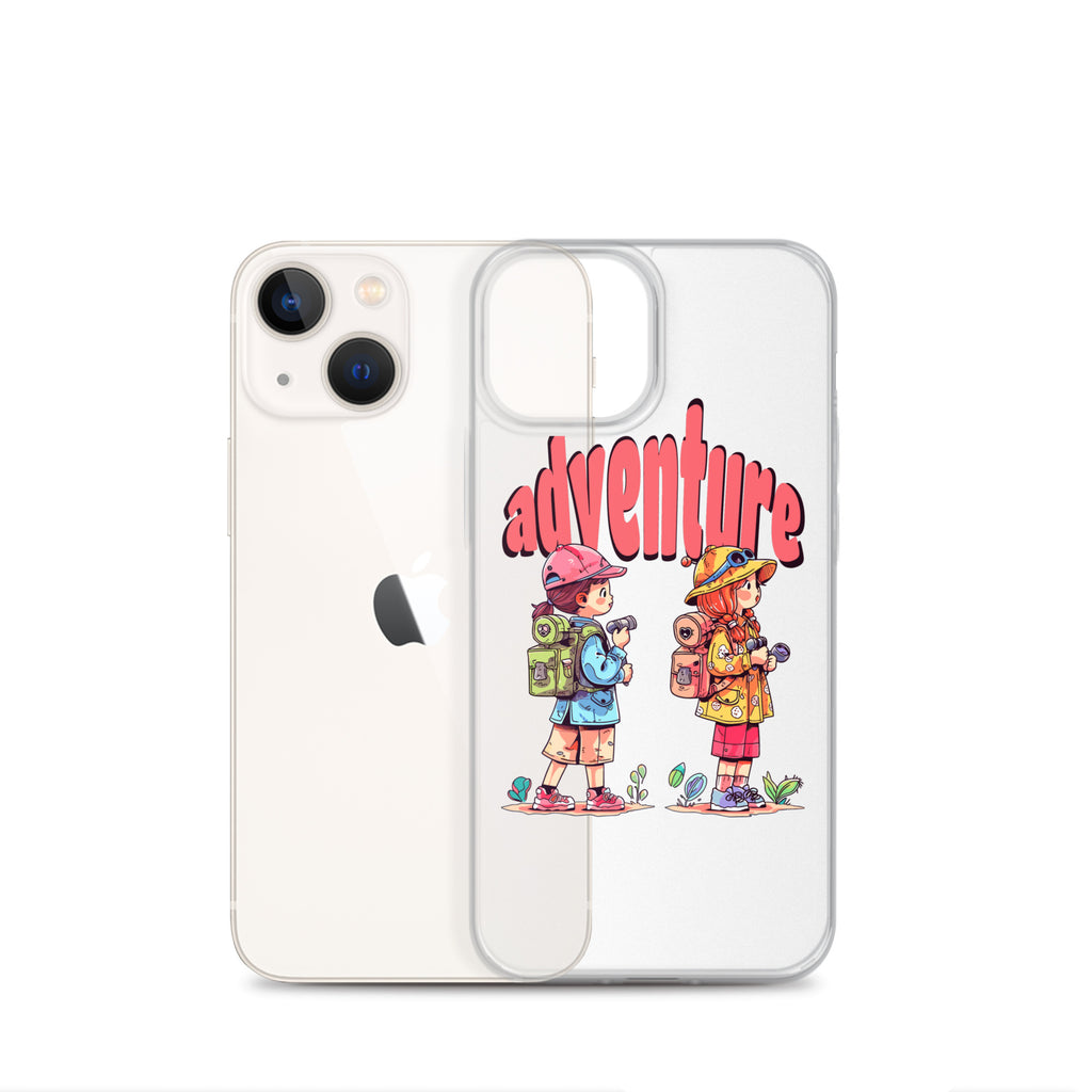 Clear Case for iPhone - Girls in Adventure