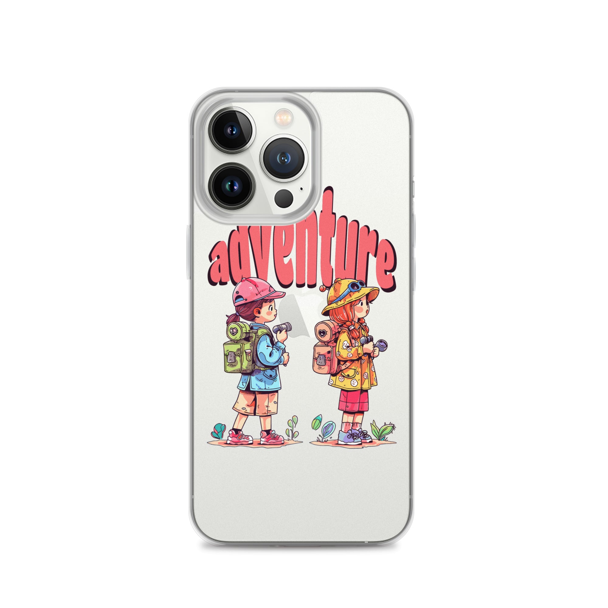 Clear Case for iPhone - Girls in Adventure
