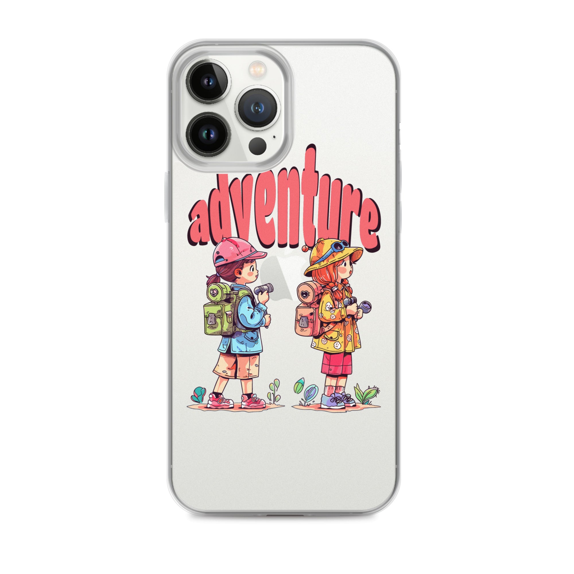 Clear Case for iPhone - Girls in Adventure