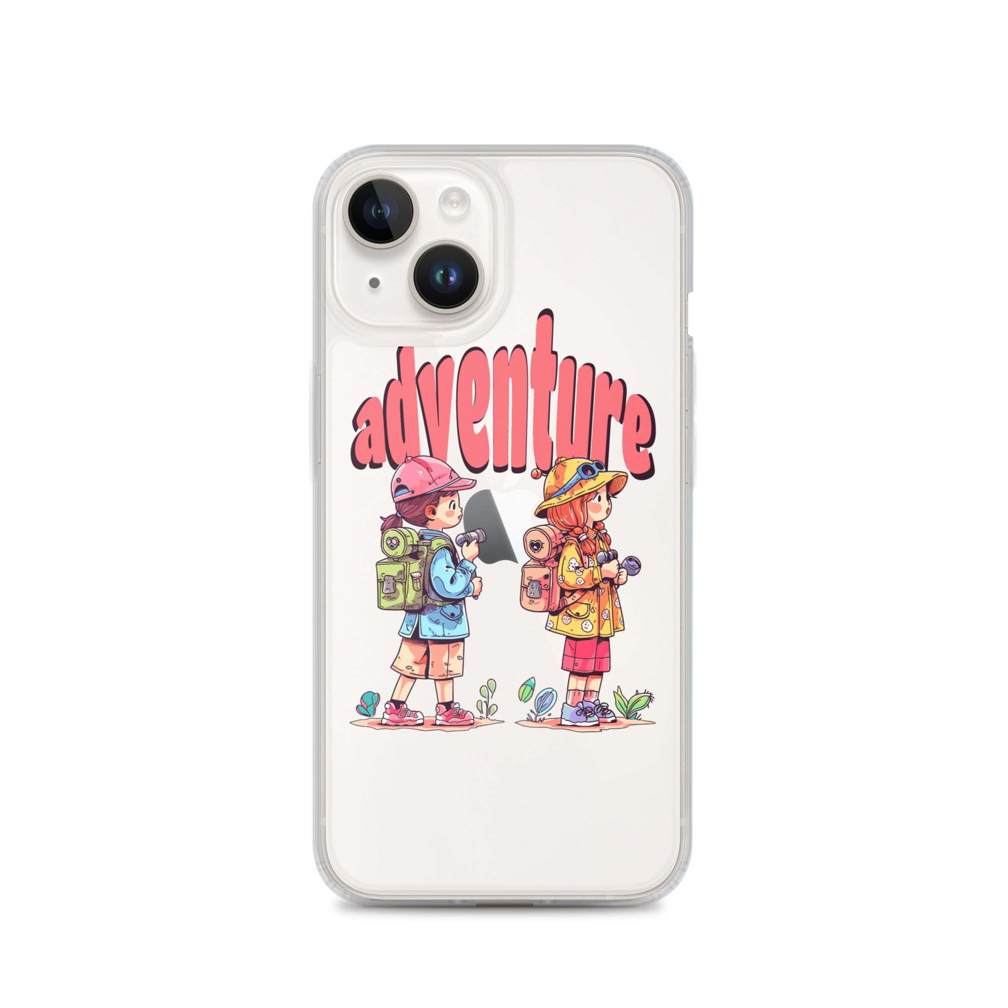 Clear Case for iPhone - Girls in Adventure