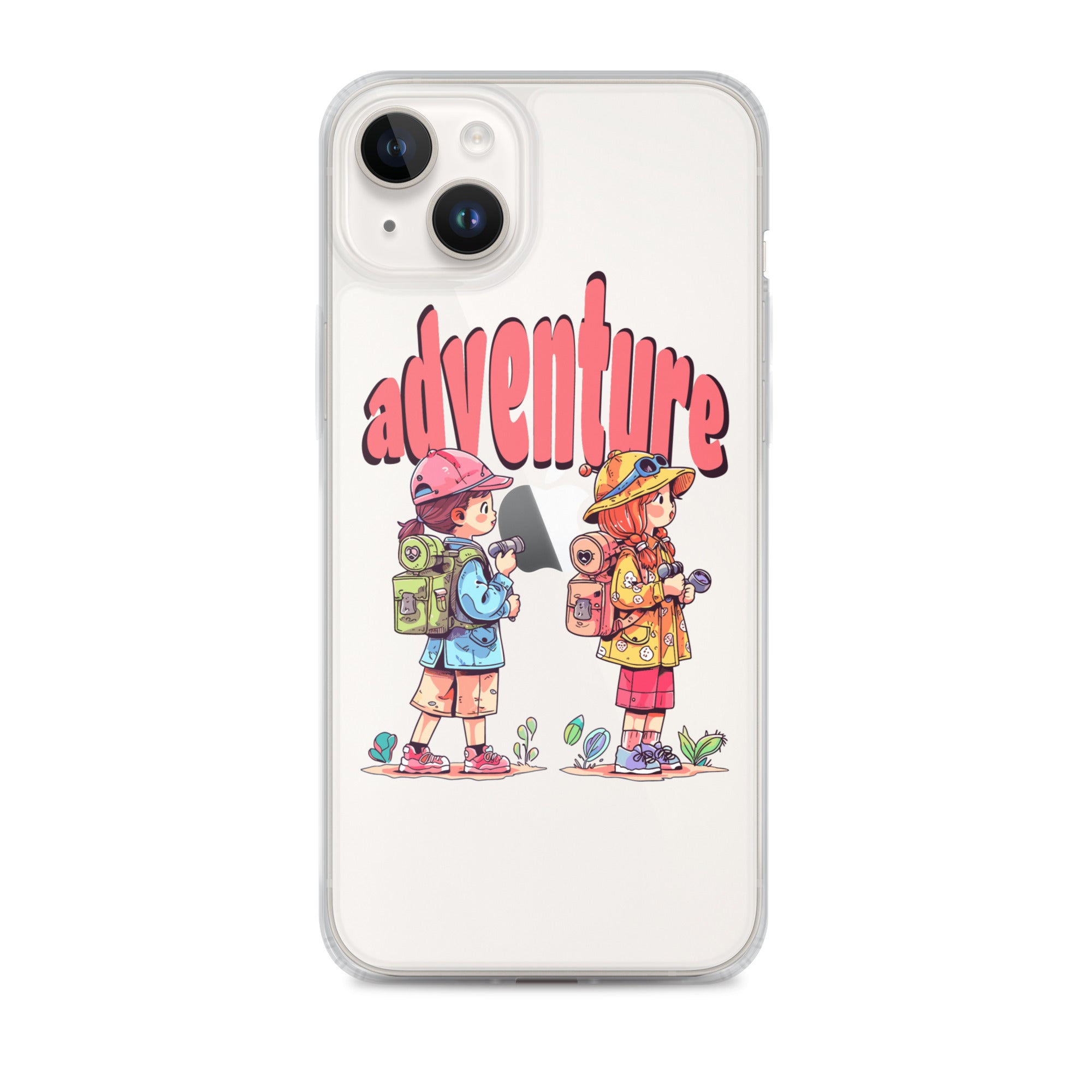 Clear Case for iPhone - Girls in Adventure