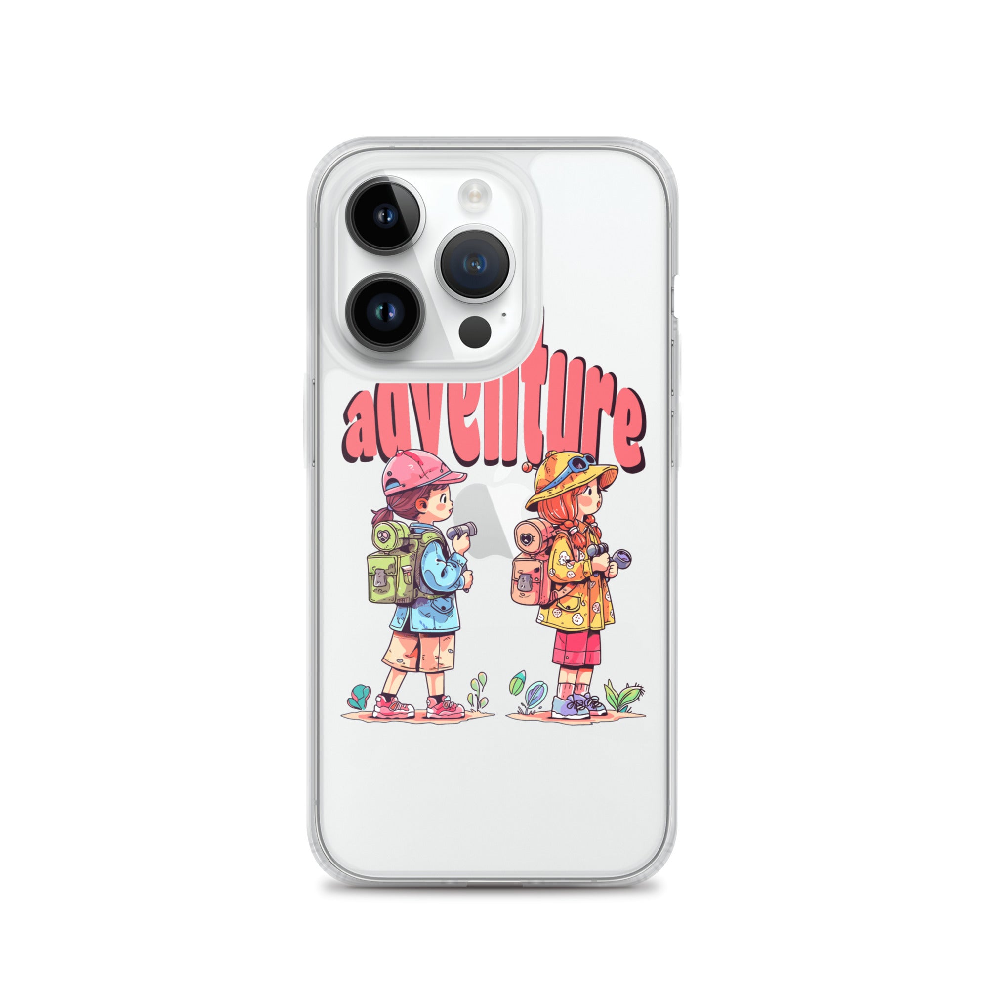 Clear Case for iPhone - Girls in Adventure