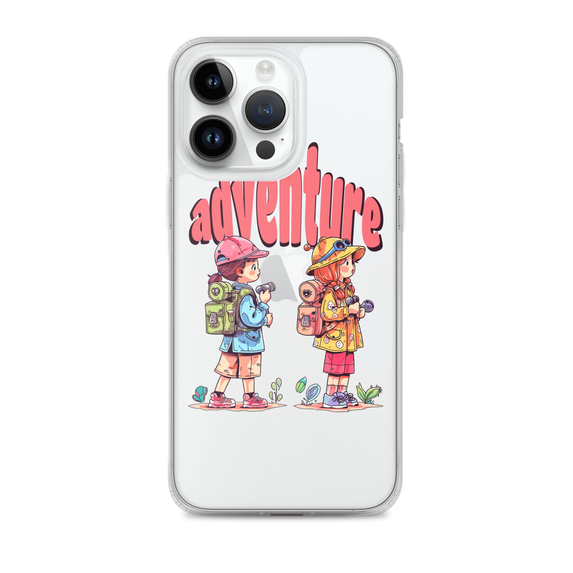 Clear Case for iPhone - Girls in Adventure