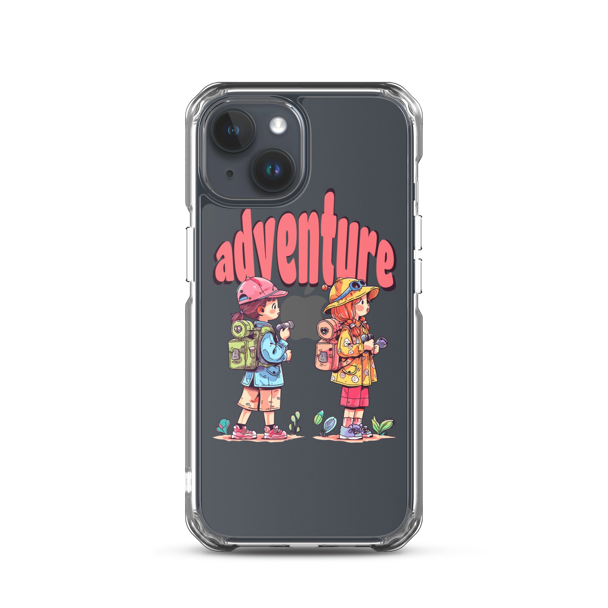 Clear Case for iPhone - Girls in Adventure