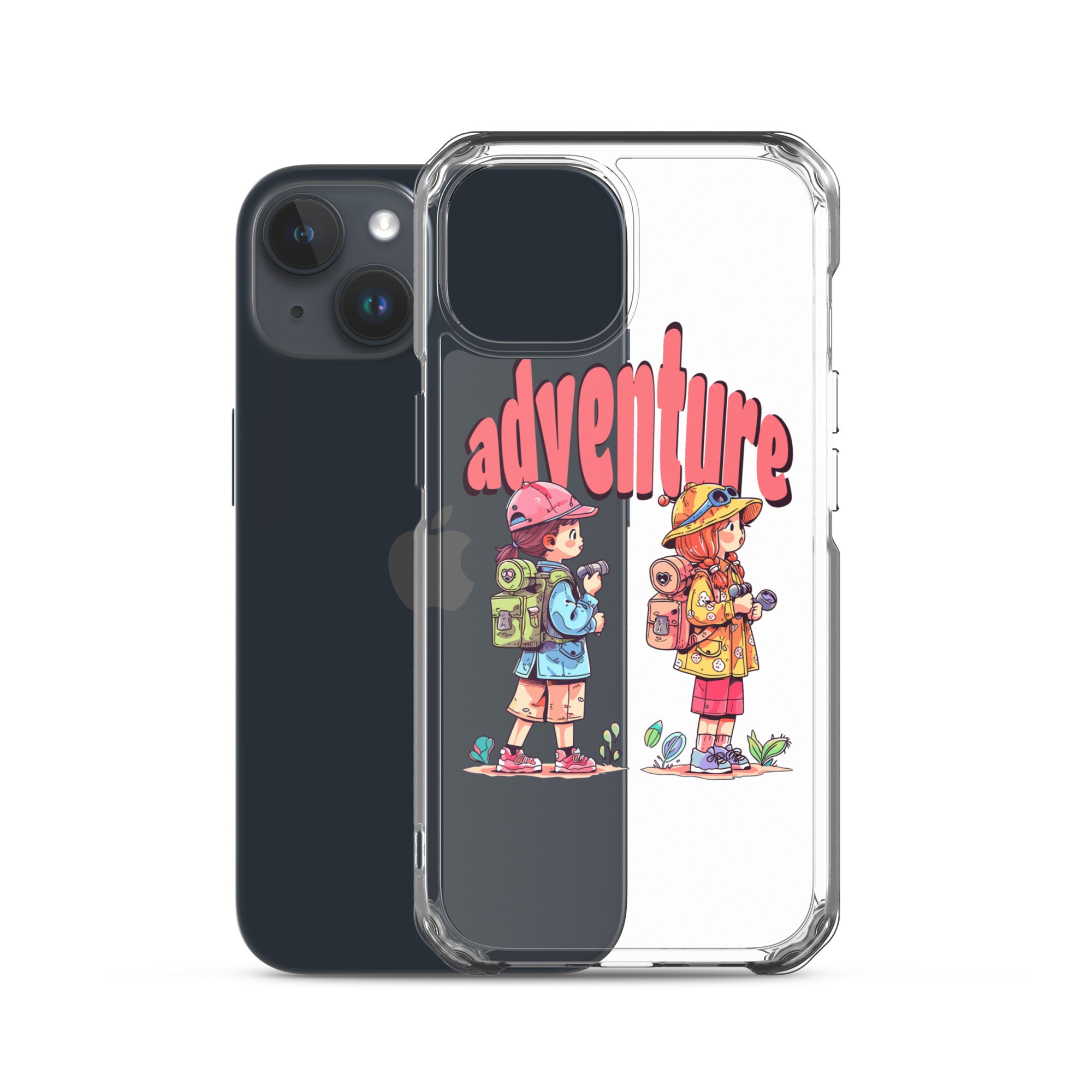Clear Case for iPhone - Girls in Adventure