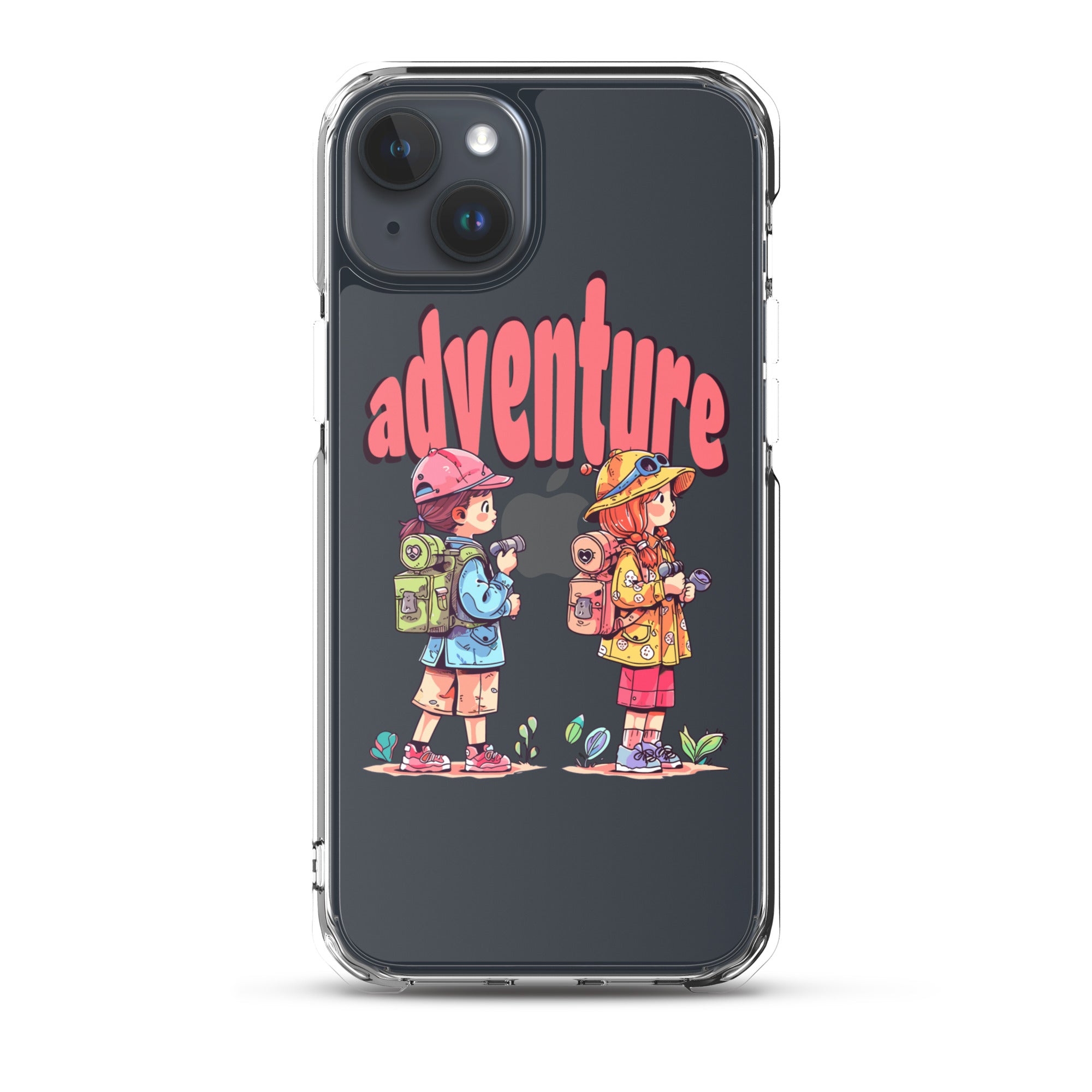 Clear Case for iPhone - Girls in Adventure
