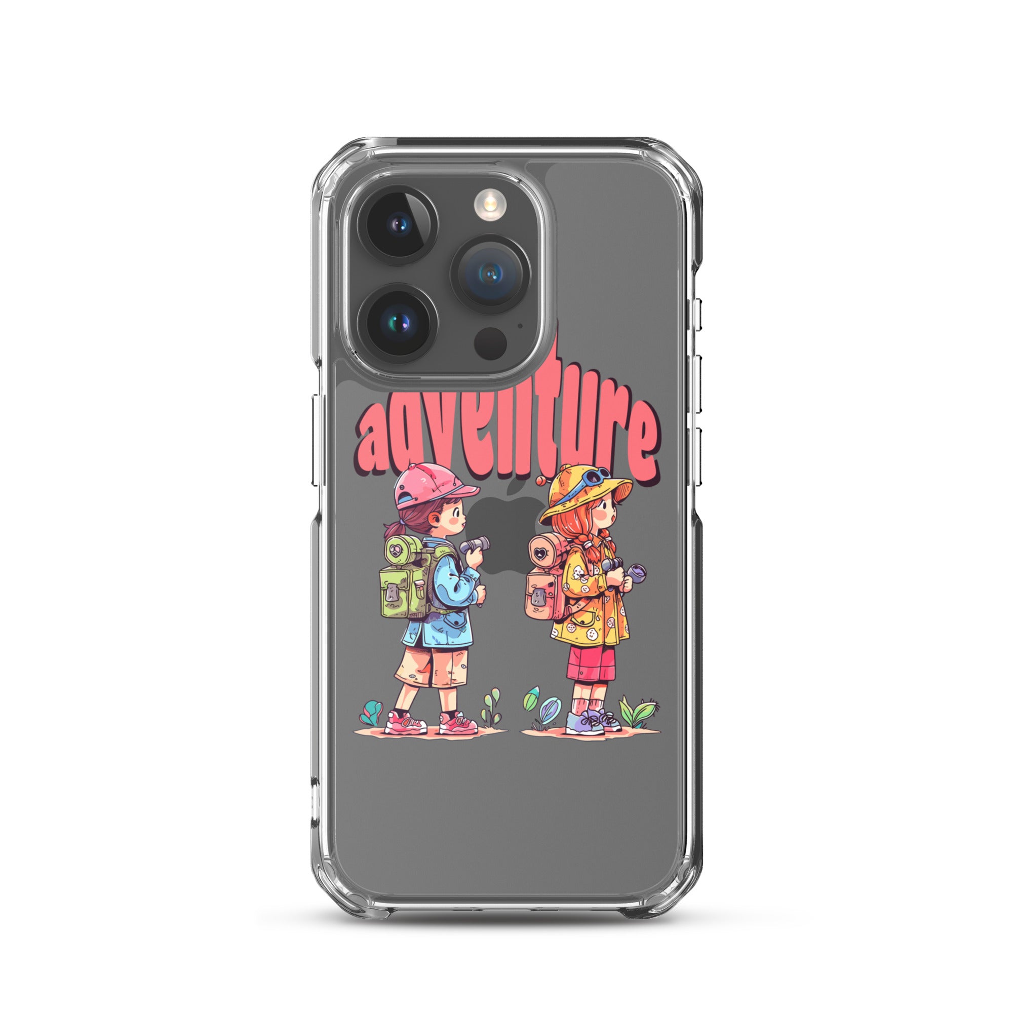 Clear Case for iPhone - Girls in Adventure
