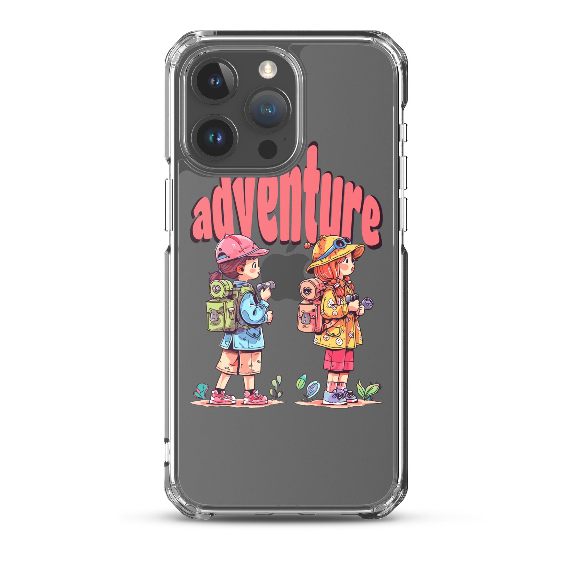 Clear Case for iPhone - Girls in Adventure