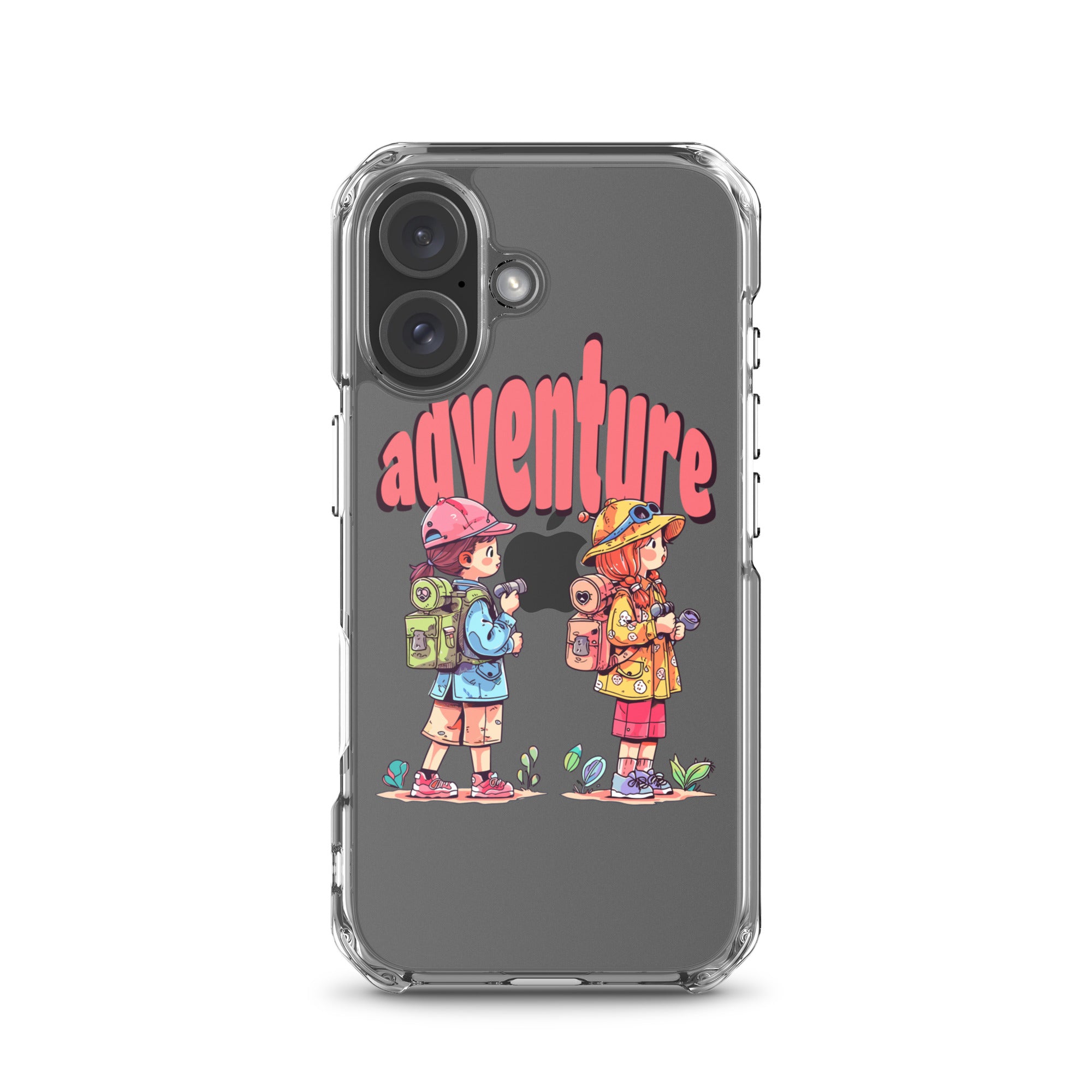 Clear Case for iPhone - Girls in Adventure
