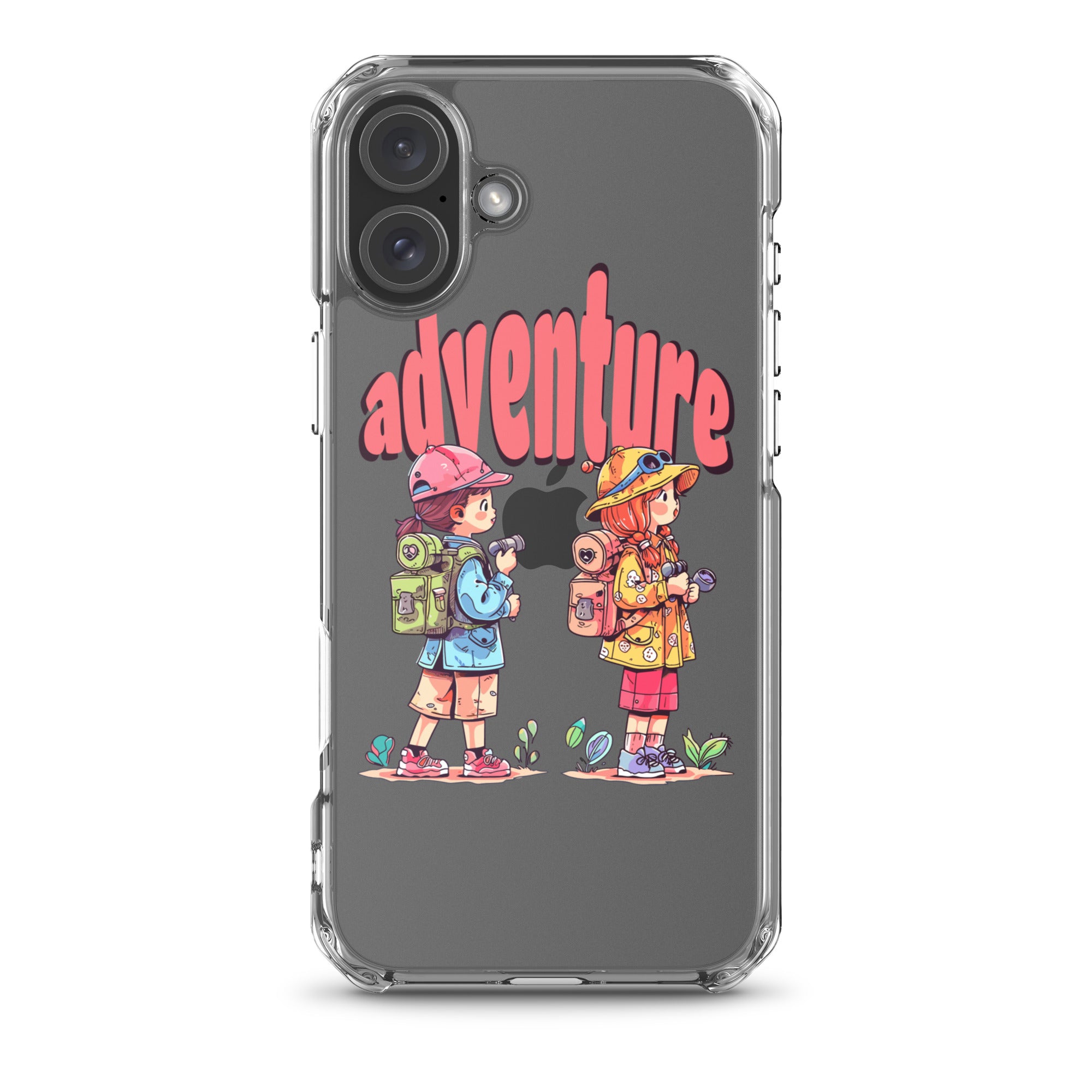 Clear Case for iPhone - Girls in Adventure