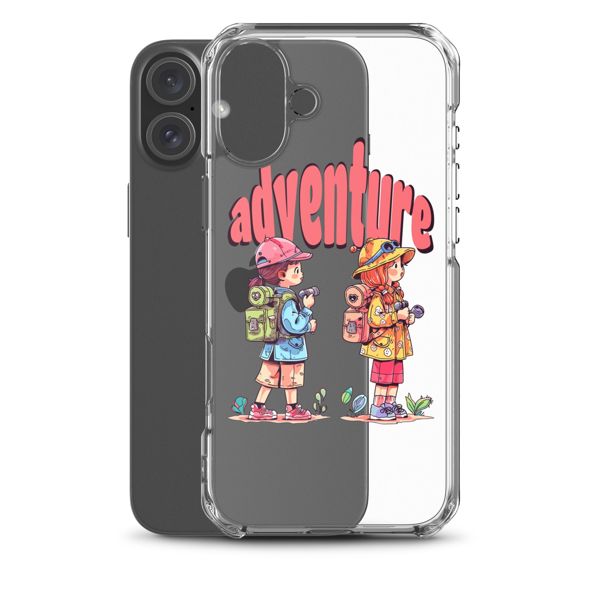Clear Case for iPhone - Girls in Adventure