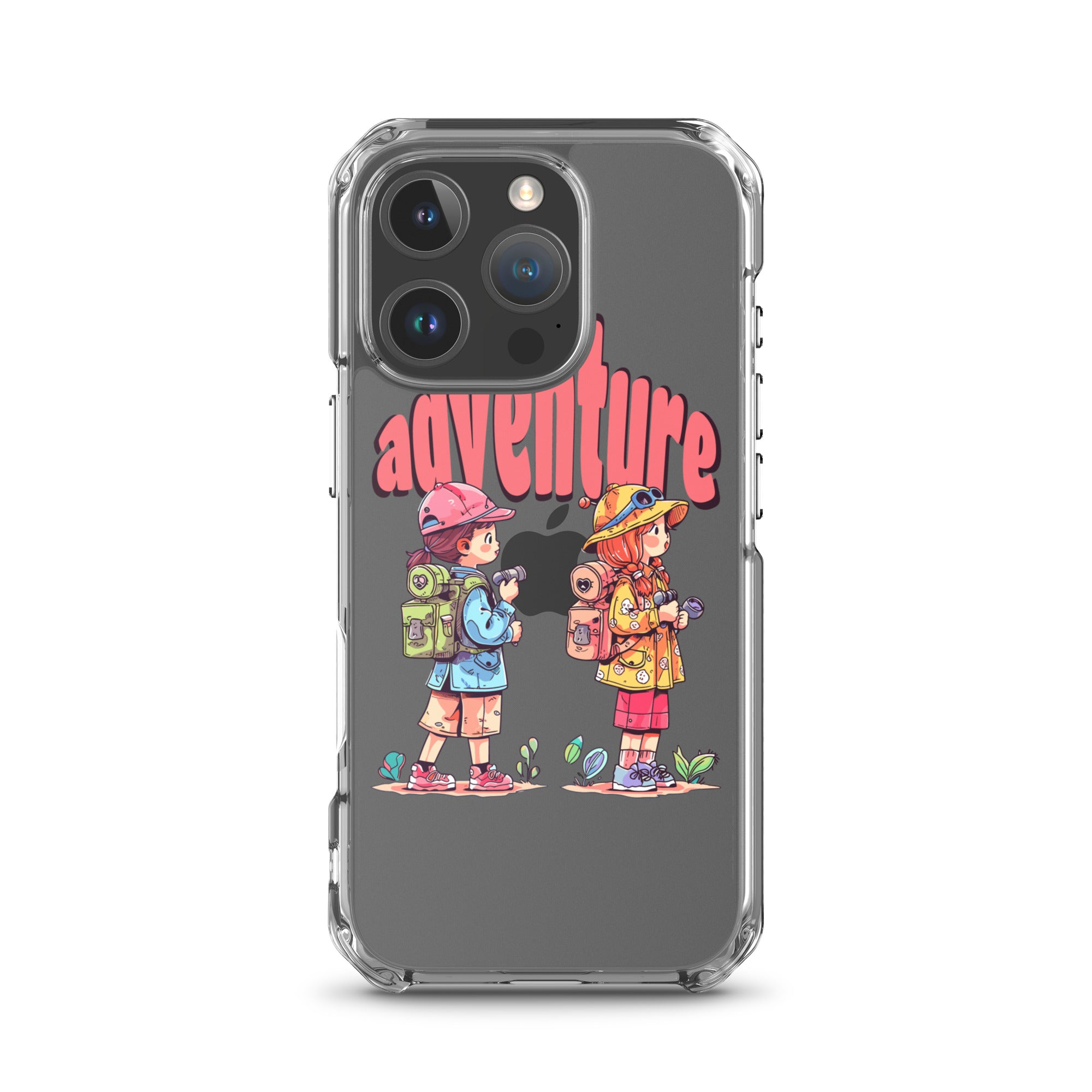 Clear Case for iPhone - Girls in Adventure