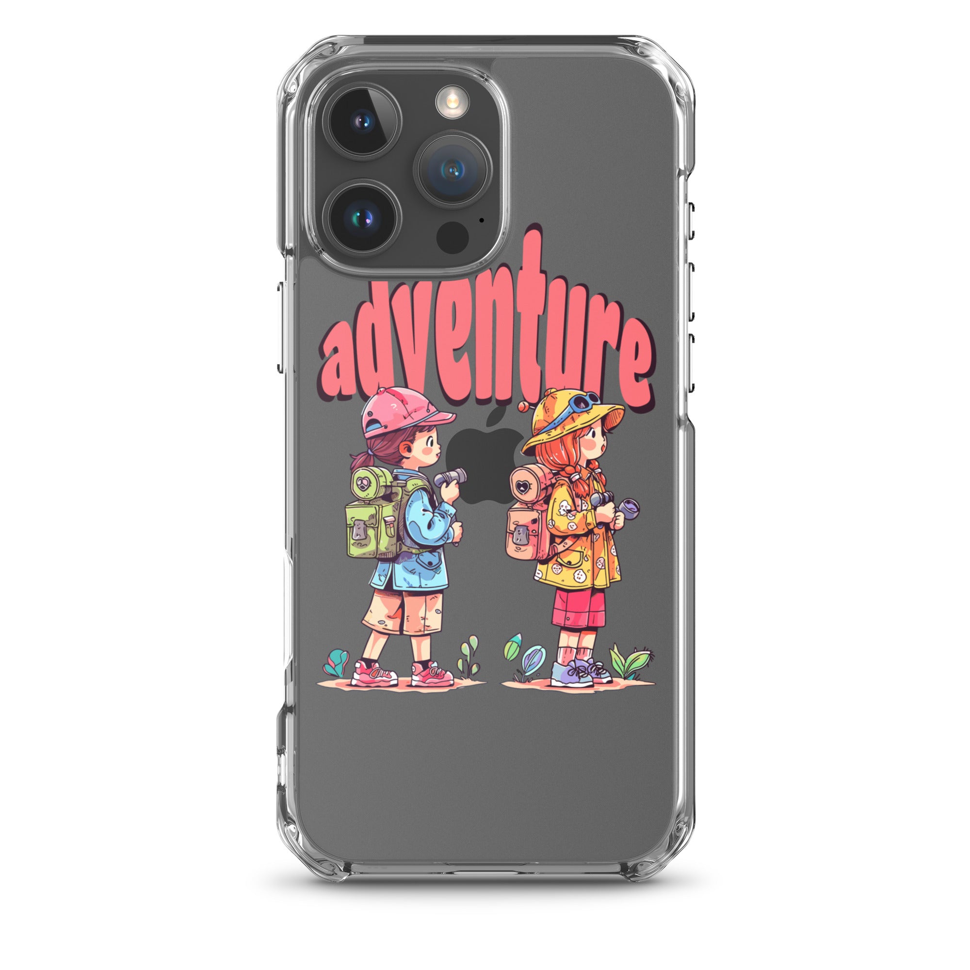 Clear Case for iPhone - Girls in Adventure
