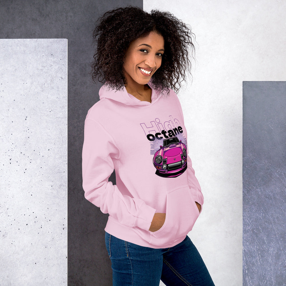 Unisex Heavy Hoodie in Pink - High Octane Car