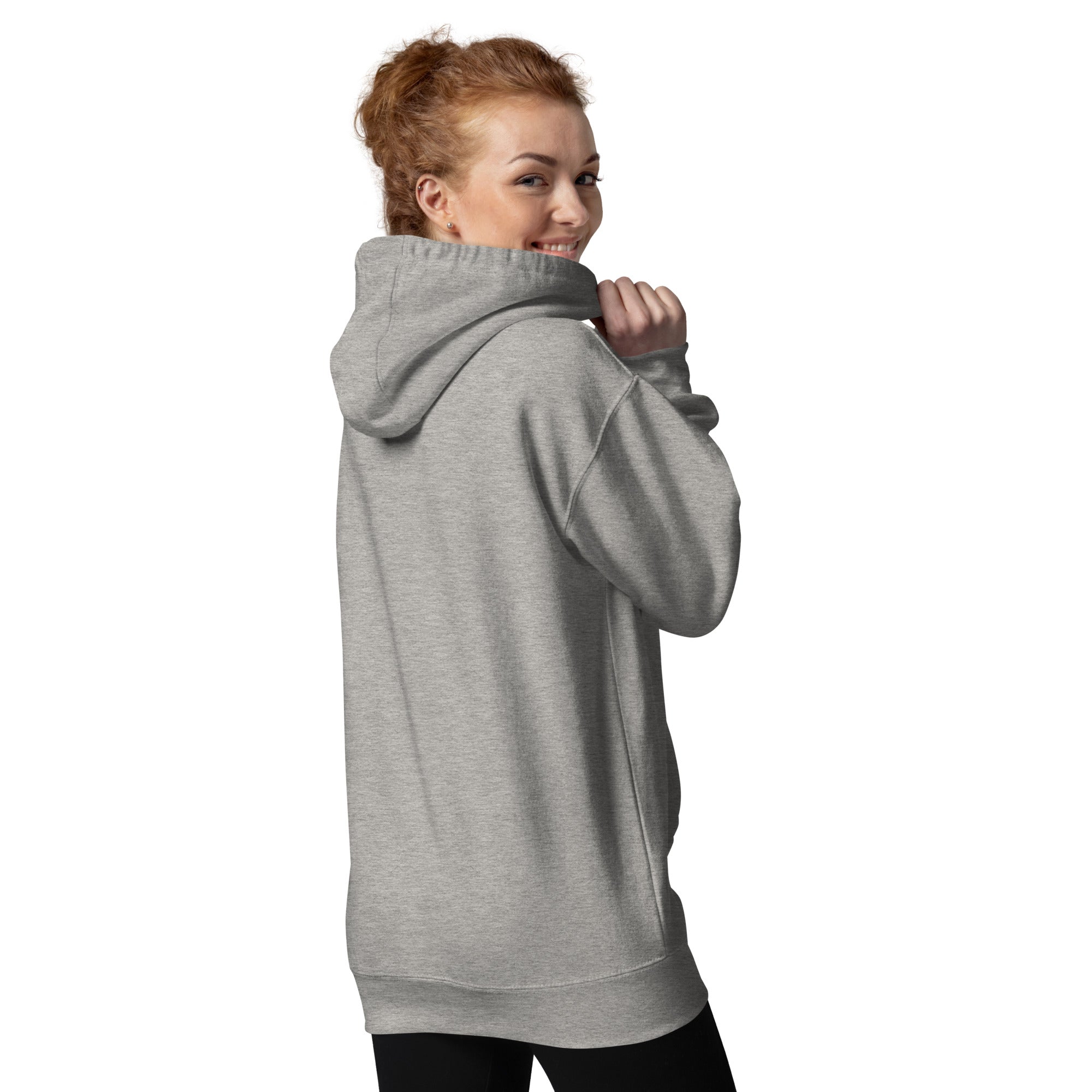 Unisex Premium Hoodie - Eagle Stare with US Flag